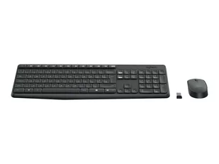 LOGITECH 920-007948 Logitech klawiatura + mysz bezprzewodowa MK235, Szare, RUS - Zestawy myszka + klawiatura - miniaturka - grafika 1