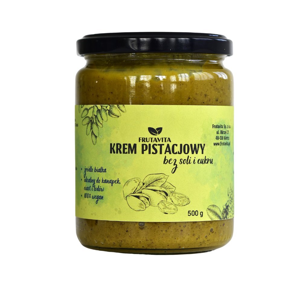 Krem Pistacjowy 500 g Naturalny 100 %