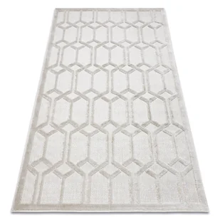 Dywan SANTO SZNURKOWY SIZAL 58385 Ruta, geometryczny beż beżowy 140x190 cm - Dywany - miniaturka - grafika 1