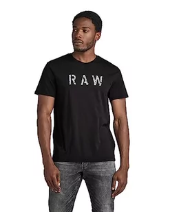 G-STAR RAW Raw Koszulka męska, Czarny (Dk Black D22776-c506-6484), L - Koszulki męskie - miniaturka - grafika 1