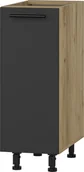 Szafki kuchenne - Szafka kuchenna dolna VENTO D-30/82  front kolor: antracyt - miniaturka - grafika 1