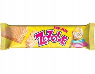 Mieszko Zozole Wafle o smaku lodów śmietankowo cytrynowych 28g - Batoniki - miniaturka - grafika 1