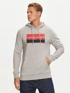 Bluzy męskie - Jack&Jones Bluza Nolan 12256849 Szary Standard Fit - miniaturka - grafika 1