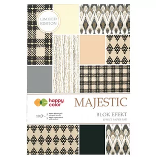 Blok Efekt Majestic 10Ark 19X29Cm Happy Color - Dekoratorstwo - miniaturka - grafika 1