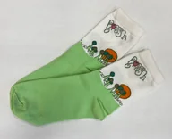 Skarpetki damskie - skarpety damskie ROXY SHROOMS LOVE SOCKS White/Green - miniaturka - grafika 1