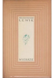 Lewik Wiersze - Poezja - miniaturka - grafika 1