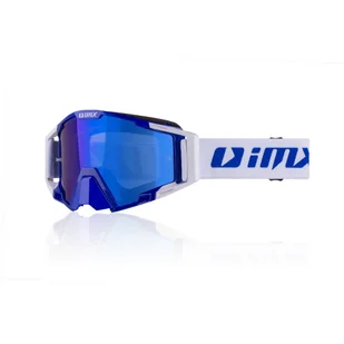 Gogle IMX Sand Blue/White Blue Iridium + 2 szyby (jasna i irydowa) w zestawie - Gogle i okulary motocyklowe - miniaturka - grafika 1