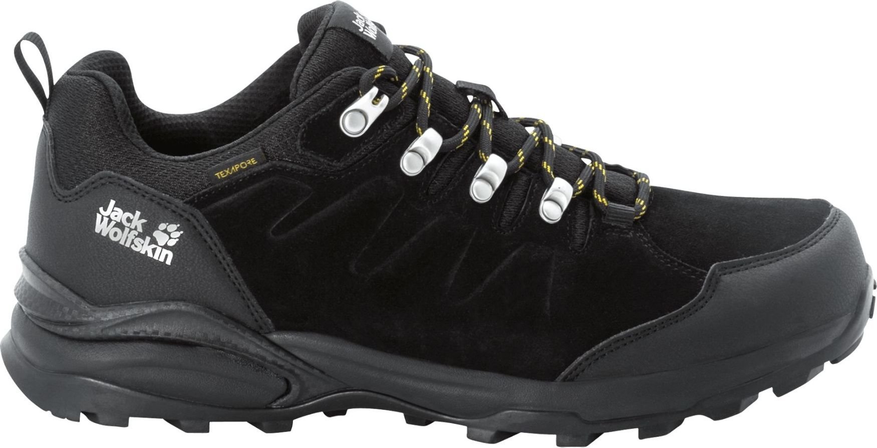 Buty trekkingowe męskie Jack Wolfskin Refugio Texapore Low czarne r. 42 1/2