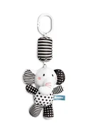 Zawieszki dla dzieci i niemowląt - Black&White, Zawieszka do wózka, Słoń - miniaturka - grafika 1