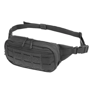 Mil-Tec - Torba biodrowa Fanny Pack - Laser Cut - MOLLE - Czarny - 13515002 - Torebki damskie - miniaturka - grafika 1