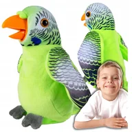 Zabawki interaktywne dla dzieci - PAPUGA GADAJĄCA POWTARZA MÓWI MÓWIĄCA MIŚ GADAJĄCA PTAK PREZENT NA ŚWIĘTA Z1170Z - miniaturka - grafika 1