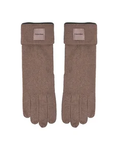 Calvin Klein Rękawiczki Damskie Chunky K60K612619 Szary - Rękawiczki - miniaturka - grafika 1