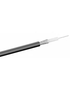Wentronic RG 58  100 kabel koncentryczny (50 Ohm) Czarny, pierścień długości 100 m 50093 - Kable - miniaturka - grafika 2