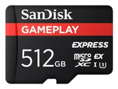 Karty pamięci - SanDisk GamePlay Express microSD 512GB UHS-I Klasa 10 SDSQXFN-512G-GN6GN - miniaturka - grafika 1