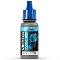 Kolejki i akcesoria - Vallejo Farba akrylowa Mecha Color - Steel / 17ml Vallejo 69063 - miniaturka - grafika 1