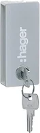 Rozdzielnie elektryczne - Hager polo vega Zamek z kluczem 1242E do drzwi białych VZ310PVB VZ310PVB - miniaturka - grafika 1