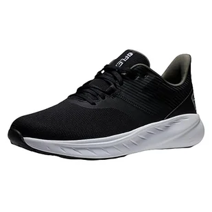 FootJoy Męskie buty do golfa Flex, czarne/czarne/czerwone, 42 EU, Czarny czarny czerwony, 41.5 EU - Buty sportowe męskie - miniaturka - grafika 1