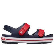 Sandały damskie - Sandały Crocs Crocband Cruiser Sandal 209423-4OT - granatowe - miniaturka - grafika 1