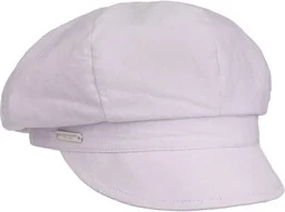 Czapka Kaszkiet Chambray by Seeberger, fioletowy, One Size - Czapki męskie - miniaturka - grafika 1