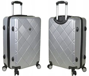 ŚREDNIA WALIZKA PODRÓŻNA ABS SUNBAG - MODEL CETUS SILVER 60 litrów - Walizki - miniaturka - grafika 1