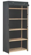 Szafy - Grafitowa szafa materiałowa z półkami M0-W86 - miniaturka - grafika 1