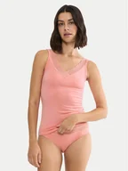 Piżamy damskie - Triumph Top Feel Of Modal 10221637 Różowy Slim Fit - miniaturka - grafika 1