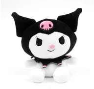 Maskotki i pluszaki - Hello Kitty Kuromi - plusz czarny 32cm - miniaturka - grafika 1