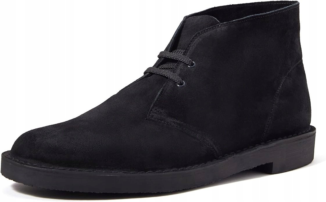 CLARKS TRZEWIKI MĘSKIE CZARNE SKÓRZANE 42,5 1J1A