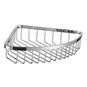 Koszyki łazienkowe - Omnires Koszyk narożny, chrom UN10330 - miniaturka - grafika 1