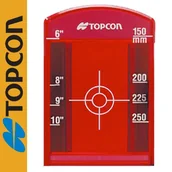 Sprzęt geodezyjny - Tarcza mała czerwona do zielonych laserów z auto wpasowaniem TOPCON - miniaturka - grafika 1