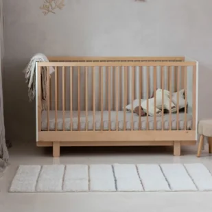 Łóżeczko Basic białe z opcją tapczanika 70x140 cm - Komody dla dzieci - miniaturka - grafika 1