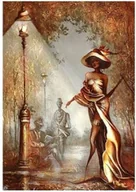 Zabawki kreatywne - Diamentowa mozaika, NORIMPEX, Kobieta w kapeluszu - miniaturka - grafika 1