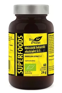 Bio Planet Mniszek lekarski ekstrakt Suplement diety 60 kaps. Bio - Układ pokarmowy - miniaturka - grafika 1