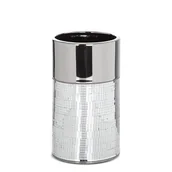 Wazony i flakony - Wazon Dekoracyjny Mirona (09) (Fi) 14X25Cm Srebrny - miniaturka - grafika 1