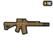 Odzież taktyczna i umundurowanie - M-Tac - Naszywka AR-15 - PVC 3D - Coyote - 51112005 - miniaturka - grafika 1