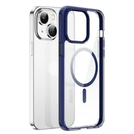 Etui i futerały do telefonów - Dux Ducis Clin2 etui iPhone 14 Plus magnetyczny pokrowiec MagSafe niebieskie - miniaturka - grafika 1