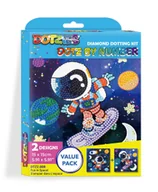 Zabawki kreatywne - Diamond Dotz by number, diamentowa mozaika, Fun in space, 2 obrazki - miniaturka - grafika 1