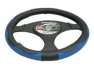 CarCommerce Pokrowiec na kierownicę LUXURY niebieski - Akcesoria motoryzacyjne - miniaturka - grafika 1
