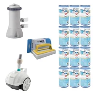Baseny ogrodowe - WAYS - Pielęgnacja basenu - Odkurzacz basenowy ZX50 & pompa filtrująca 3407 L/u & 12 filtrów typu A & szczotka szorująca WAYS - miniaturka - grafika 1