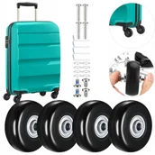 Akcesoria podróżnicze - ZESTAW KÓŁEK DO WALIZKI CZĘŚCI NAPRAWCZE BAGAŻY WALIZEK TOREB 4 SZT 50mm - miniaturka - grafika 1