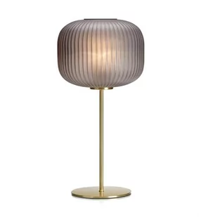 Markslojd Sober 107820 Lampa stołowa lampka 1x60W E27 mosiądz/szary - Lampy stojące - miniaturka - grafika 2