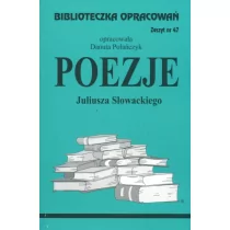 Biblios Poezje Juliusza Słowackiego - zeszyt 47 - Danuta Polańczyk - Lektury szkoła podstawowa - miniaturka - grafika 1
