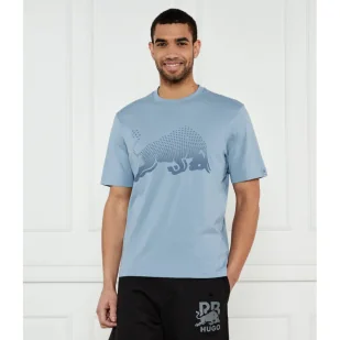 HUGO T-shirt Dricard_RB HUGO X RACING BULLS Relaxed fit - Koszulki męskie - miniaturka - grafika 1