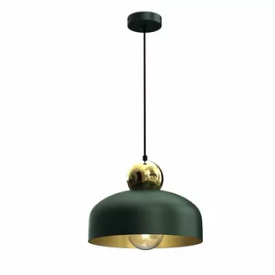 Milagro Lampa Wisząca HARALD GOLD/GREEN 1xE27 MLP7694 - Lampy sufitowe - miniaturka - grafika 1