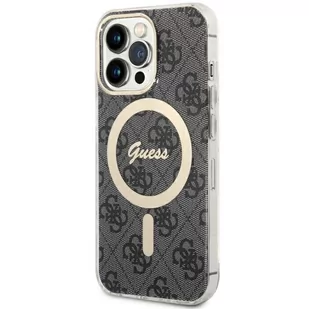 Guess GUHMP13LH4STK iPhone 13 Pro / 13 6.1" czarny/black hardcase 4G MagSafe - Etui i futerały do telefonów - miniaturka - grafika 1