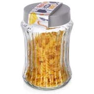 Pojemniki kuchenne - Pojemnik na produkty sypkie szklany 1,3 l - miniaturka - grafika 1