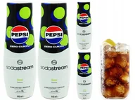 Syropy i koncentraty owocowe - 4x SYROP KONCENTRAT SODASTREAM PEPSI MAX LIME LIMONKA 9L NAPOJU Z 440ML - miniaturka - grafika 1