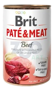 BRIT PATE & MEAT SALMON Mix  24x400g 8 Smaków - Mokra karma dla psów - miniaturka - grafika 8