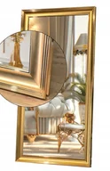 Lustra - Złote lustro łazienkowe w STYLOWEJ ZŁOTEJ ramie 180x100 u7 - miniaturka - grafika 1