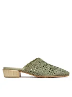 Klapki i japonki damskie - Hispanitas Klapki HV264790 C001 Zielony - miniaturka - grafika 1